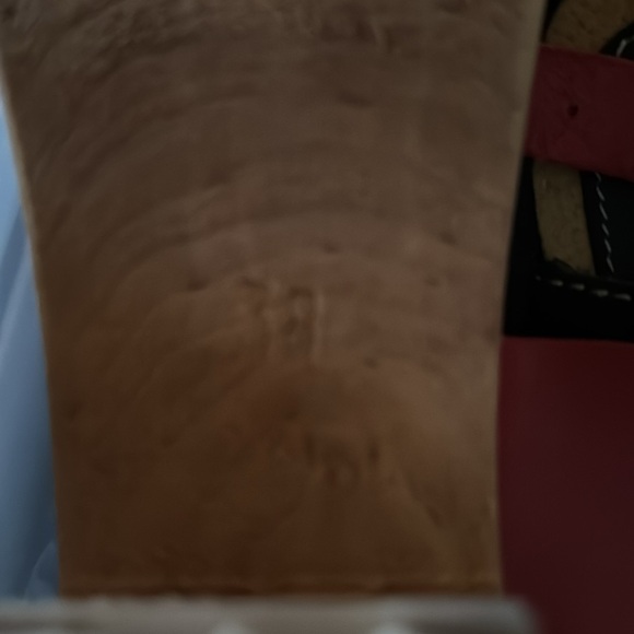 MIA Red Mules with Cross-Strap Design - Picture 2 of 4